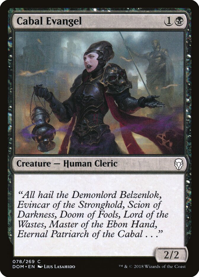 Cabal Evangel (78) - Dominaria (DOM)