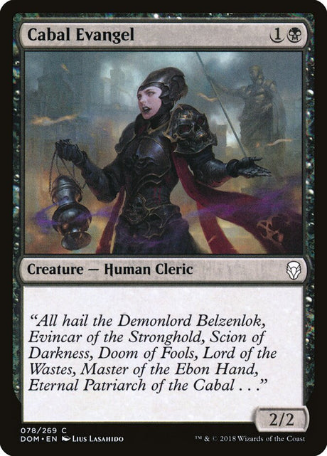 Cabal Evangel (78) - Dominaria (DOM)
