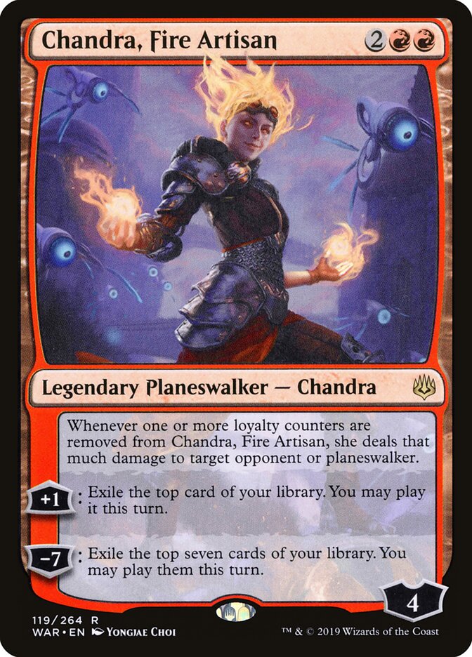 Chandra, Fire Artisan (119) - War of the Spark (WAR)