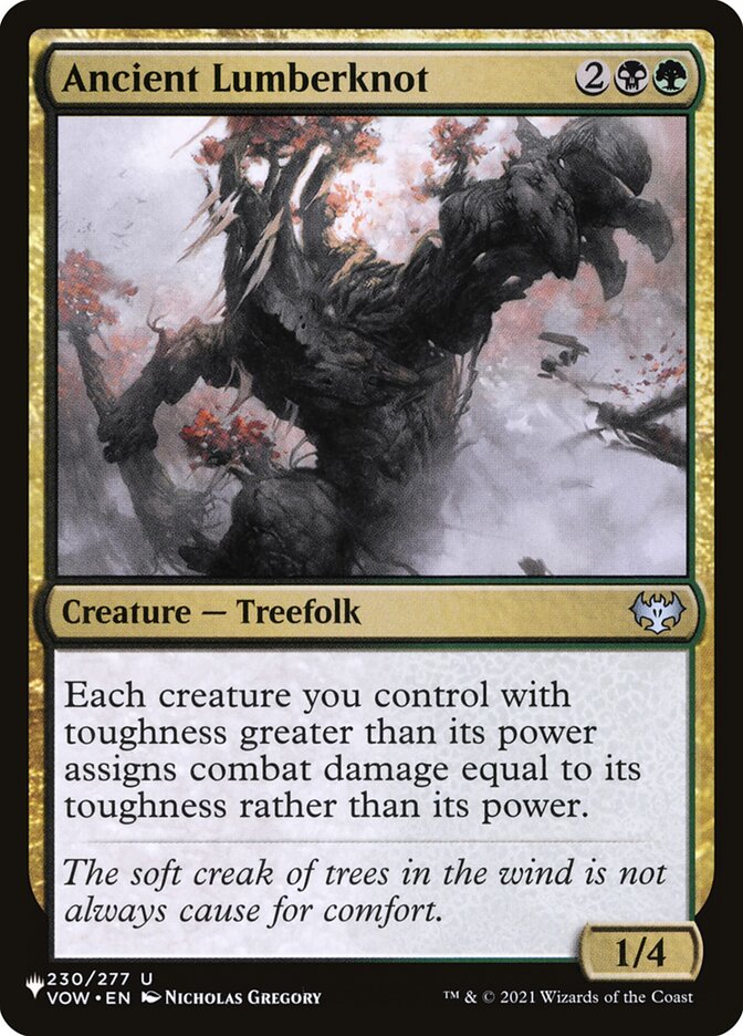 Ancient Lumberknot (VOW-230) - The List (PLST)