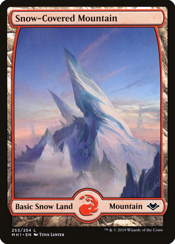 Snow-Covered Mountain (253) - Modern Horizons (MH1)