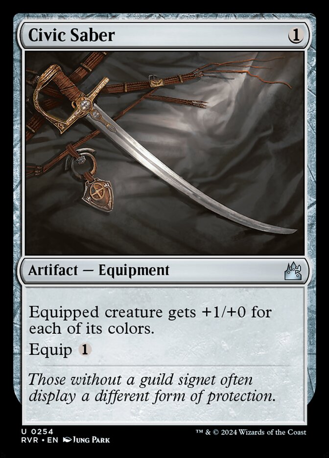 Civic Saber (254) - Ravnica Remastered (RVR)