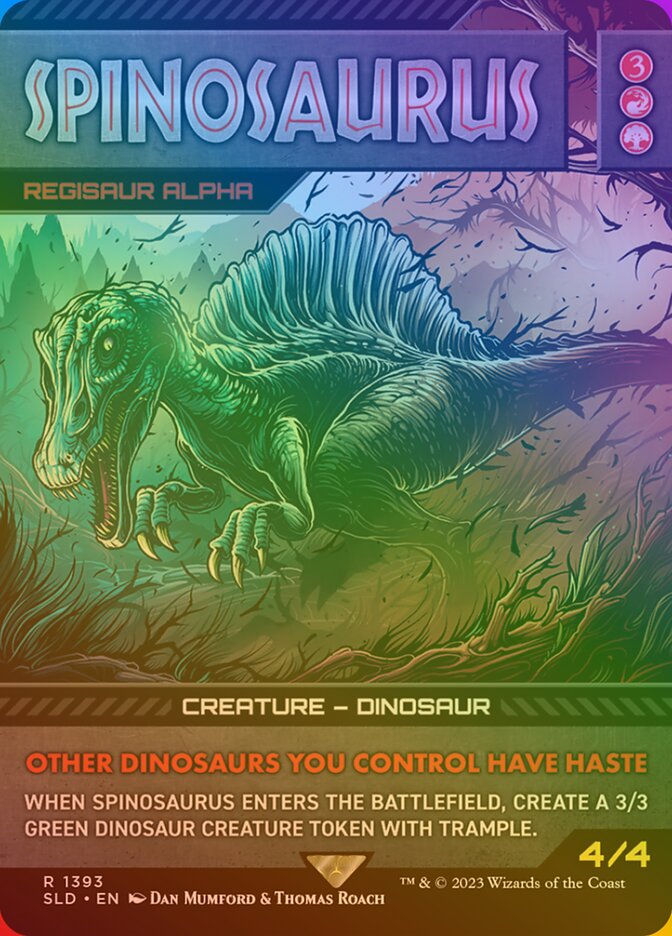 Spinosaurus - Regisaur Alpha - Secret Lair Drop (SLD)