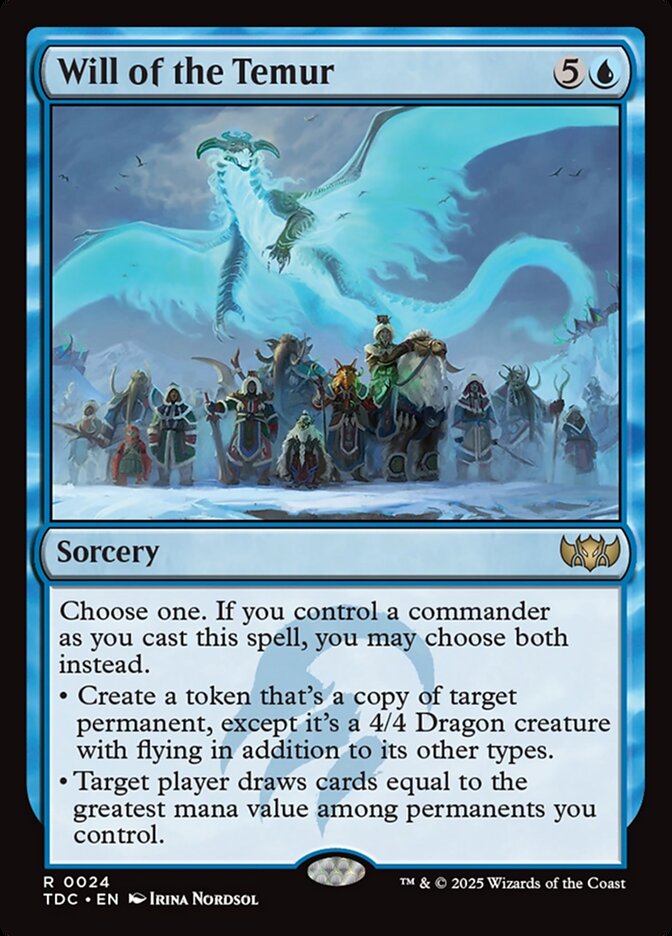 Will of the Temur - Tarkir: Dragonstorm Commander (TDC)