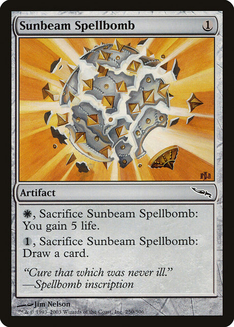 Sunbeam Spellbomb (250) - Mirrodin (MRD)