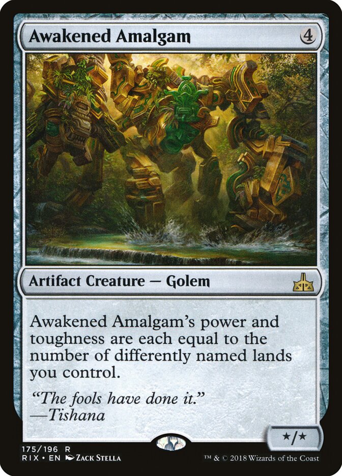 Awakened Amalgam (175) - Rivals of Ixalan (RIX)