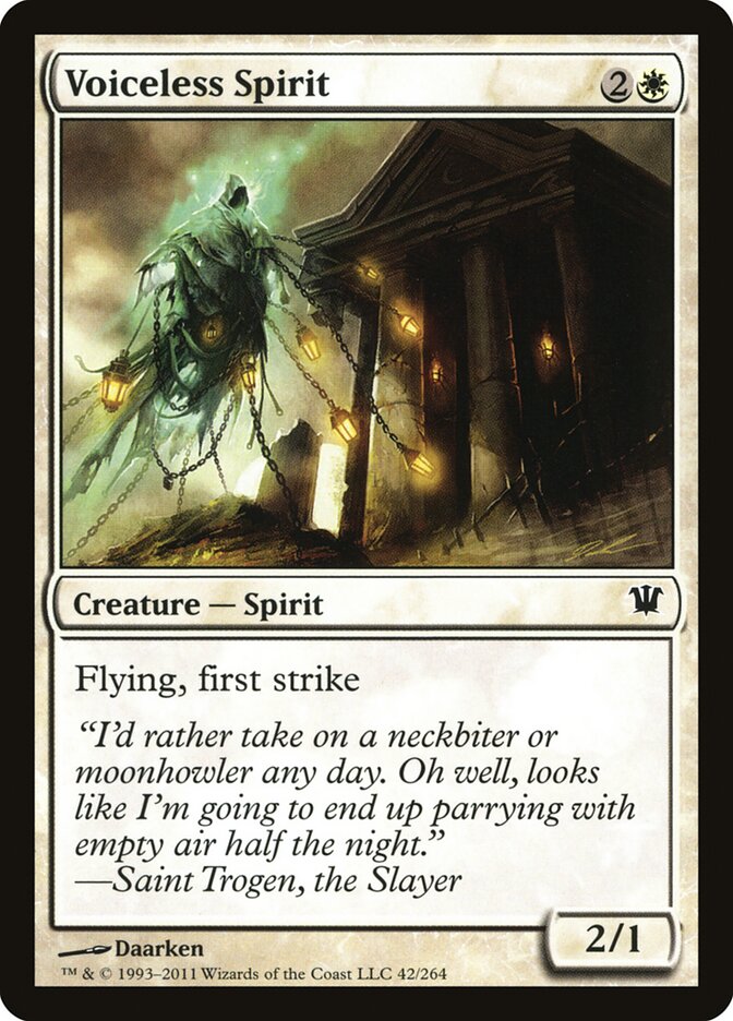 Voiceless Spirit (42) - Innistrad (ISD)