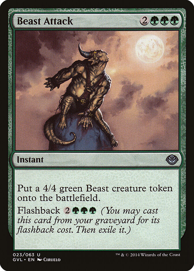 Beast Attack (23) - Duel Decks Anthology: Garruk vs. Liliana (GVL)