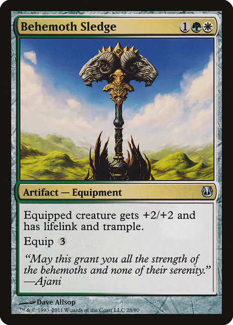 Behemoth Sledge (28) - Duel Decks: Ajani vs. Nicol Bolas (DDH)