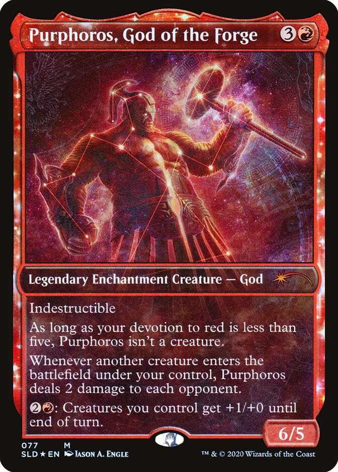 Purphoros, God of the Forge (77) - Secret Lair Drop (SLD)