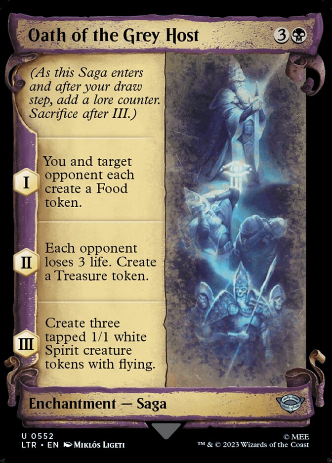 Oath of the Grey Host (552) - The Lord of the Rings: Tales of Middle-earth (LTR)