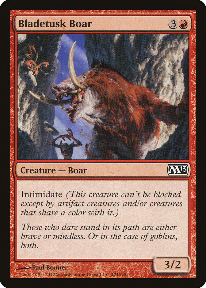 Bladetusk Boar (121) - Magic 2013 (M13)