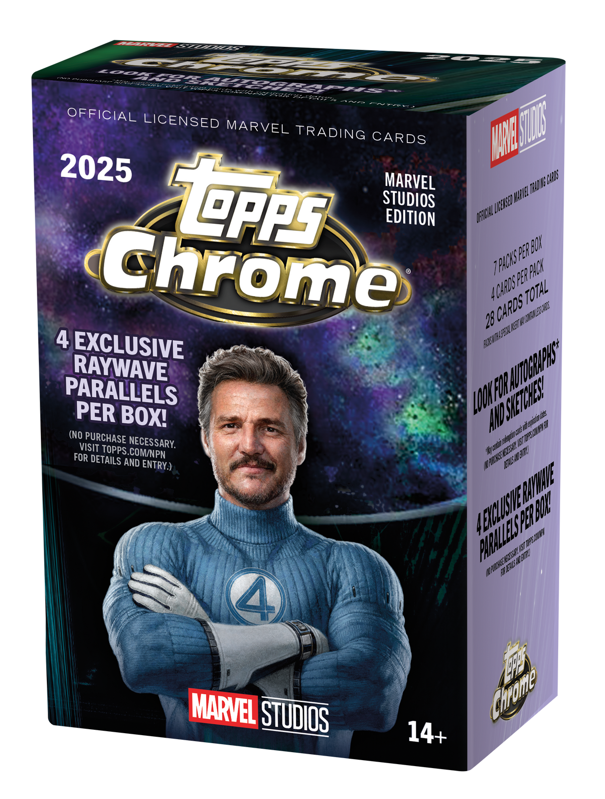 2025 Topps Chrome Marvel Studios Edition Blaster Box