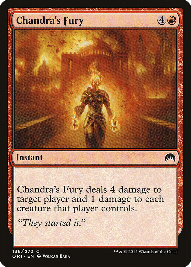 Chandra's Fury (136) - Magic Origins (ORI)