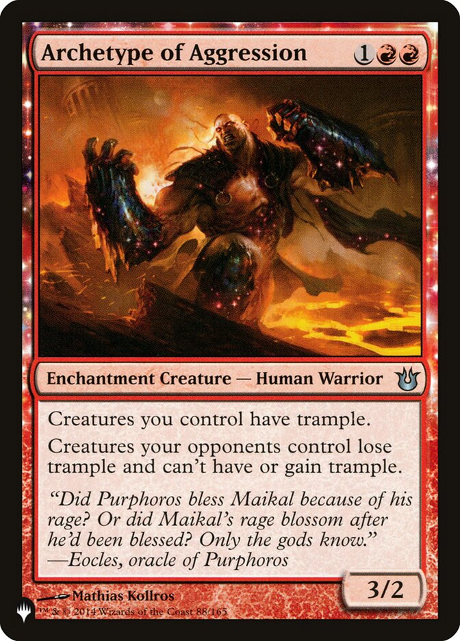Archetype of Aggression (BNG-88) - The List (PLST)