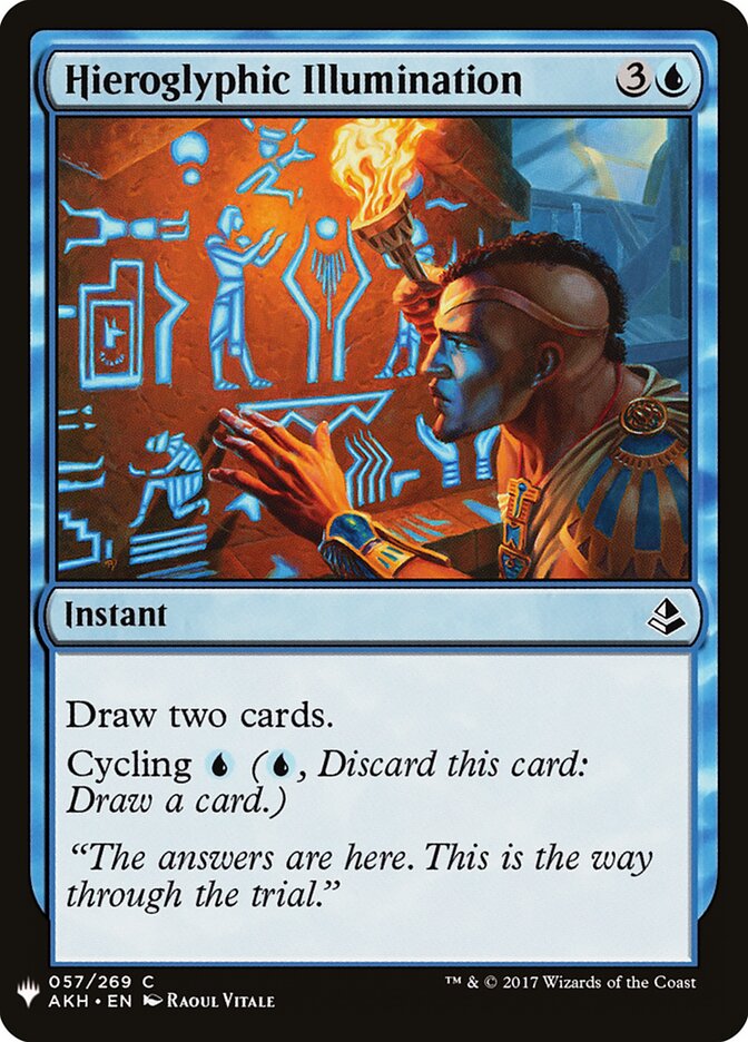 Hieroglyphic Illumination (AKH-57) - The List (PLST)