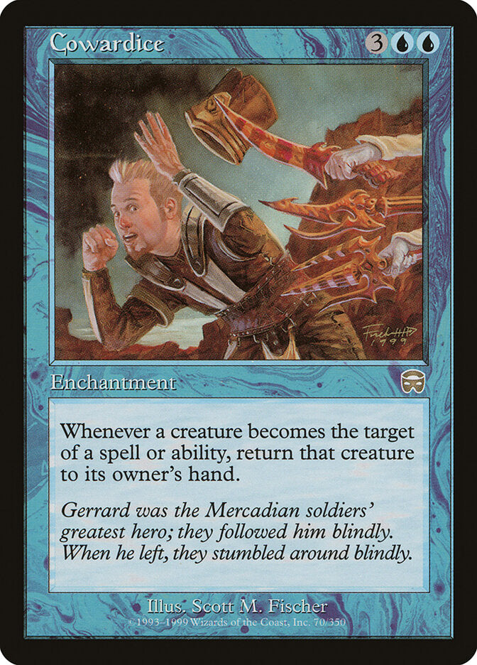 Cowardice (70) - Mercadian Masques (MMQ)