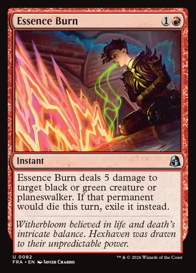 Essence Burn (82) - Reality Fracture (FRA)