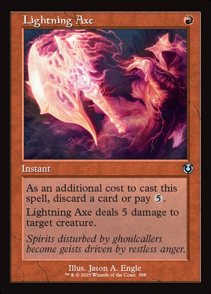 Lightning Axe - [Foil, Retro Frame] Innistrad Remastered (INR)