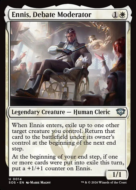 Ennis, Debate Moderator (14) - Secrets of Strixhaven (SOS)