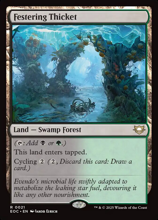 Festering Thicket (21) - Edge of Eternities Commander (EOC)