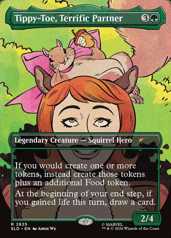 Tippy-Toe, Terrific Partner (2625) - Secret Lair Drop (SLD)