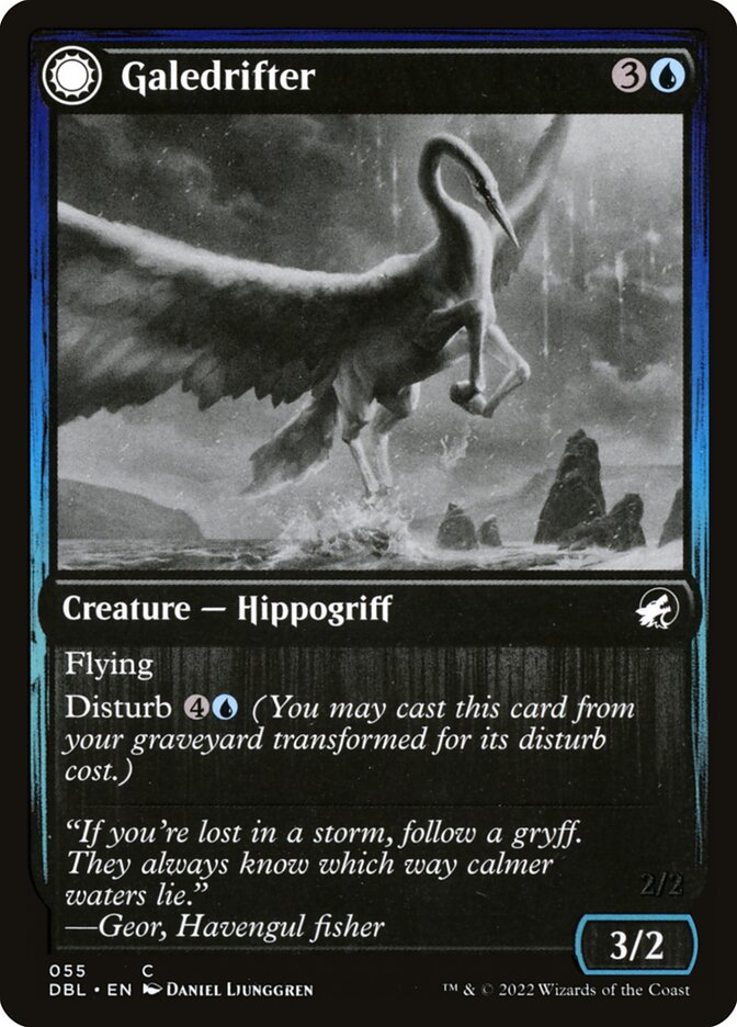 Galedrifter // Waildrifter - [Foil] Innistrad: Double Feature (DBL)