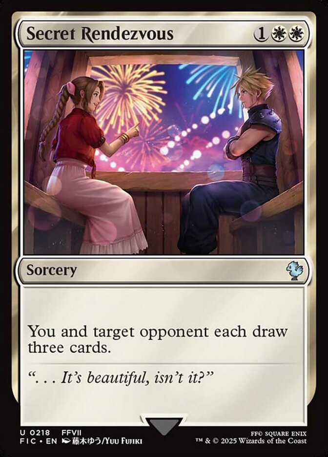 Secret Rendezvous (218) - [Foil] Final Fantasy Commander (FIC)