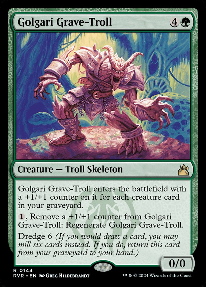 Golgari Grave-Troll (144) - Ravnica Remastered (RVR)