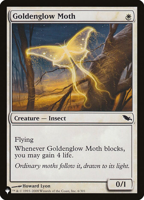 Goldenglow Moth (SHM-6) - The List (PLST)