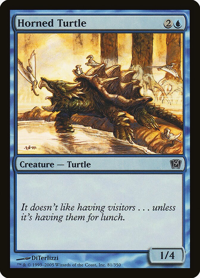 Horned Turtle (81) - Ninth Edition (9ED)