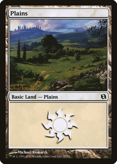 Plains (37) - Duel Decks: Elspeth vs. Tezzeret (DDF)