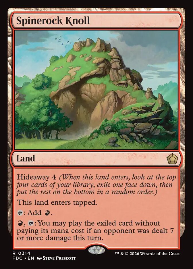 Spinerock Knoll (314) - Foundations Commander (FDC)