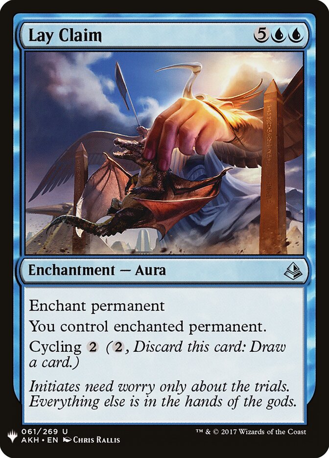 Lay Claim (AKH-61) - The List (PLST)