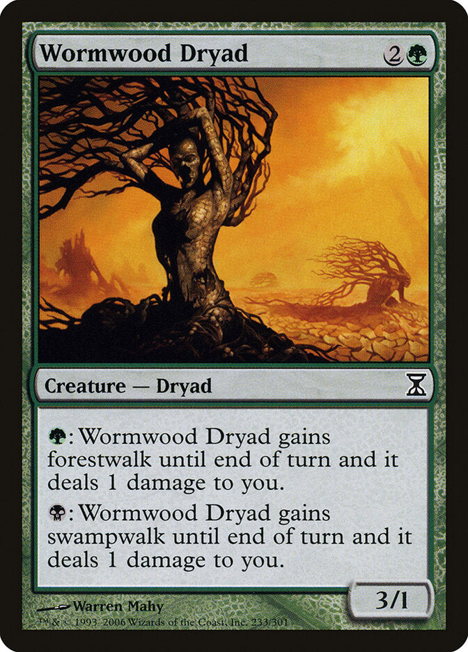 Wormwood Dryad (233) - Time Spiral (TSP)