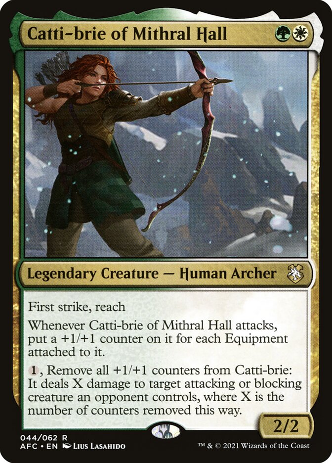 Catti-brie of Mithral Hall (44) - Forgotten Realms Commander (AFC)