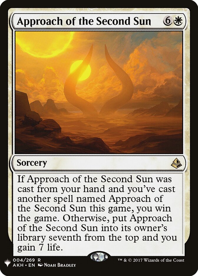 Approach of the Second Sun (AKH-4) - The List (PLST)