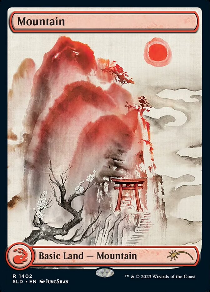 Mountain (1402) - [Full Art] Secret Lair Drop (SLD)