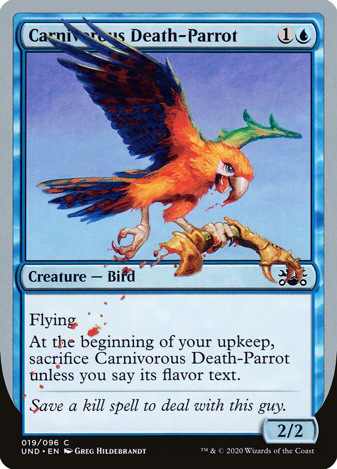 Carnivorous Death-Parrot (19) - Unsanctioned (UND)