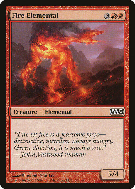 Fire Elemental (130) - Magic 2013 (M13)