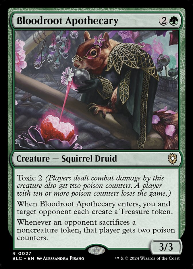 Bloodroot Apothecary (27) - Bloomburrow Commander (BLC)