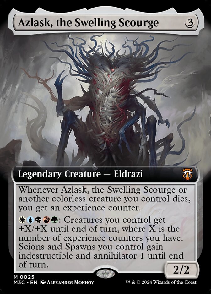 Azlask, the Swelling Scourge - [Extended Art] Modern Horizons 3 Commander (M3C)