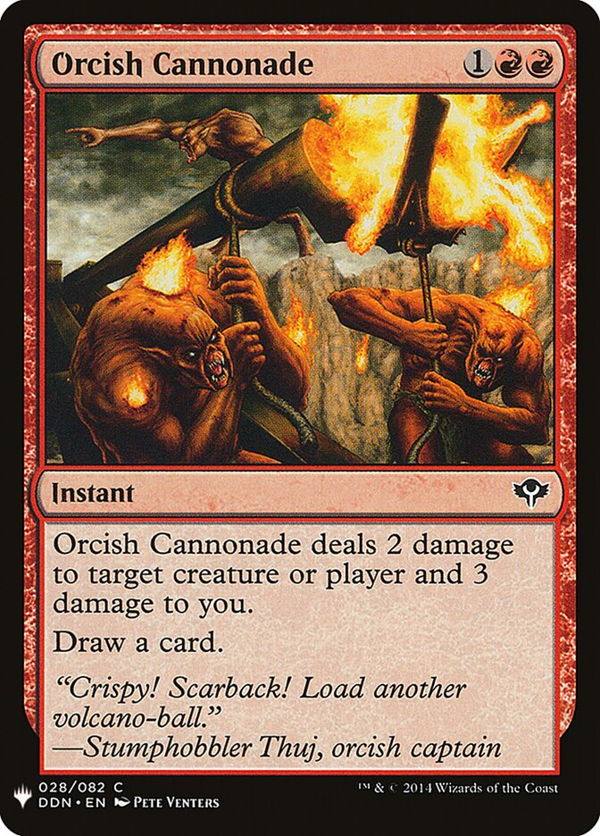 Orcish Cannonade (DDN-28) - The List (PLST)
