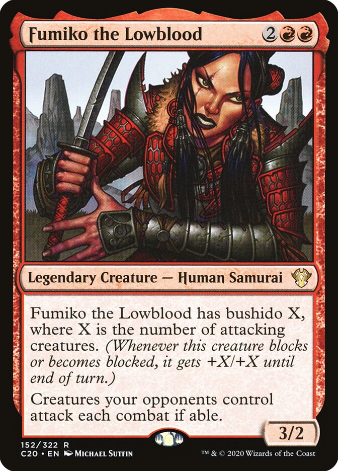 Fumiko the Lowblood (152) - Commander 2020 (C20)