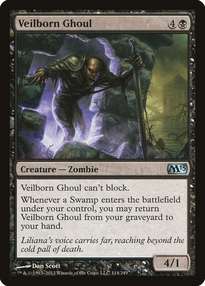 Veilborn Ghoul (114) - Magic 2013 (M13)