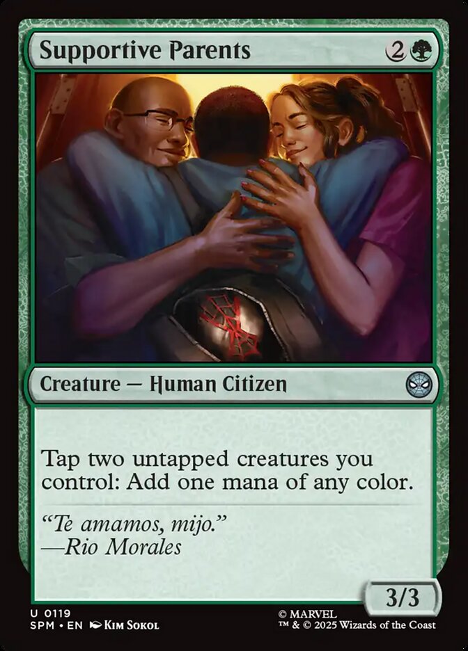 Supportive Parents (119) - [Foil] Marvel's Spider-Man (SPM)