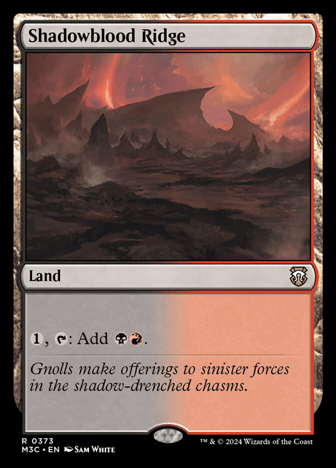 Shadowblood Ridge - Modern Horizons 3 Commander (M3C)