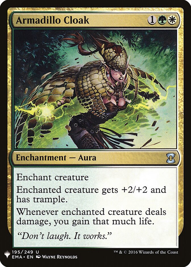 Armadillo Cloak (EMA-195) - The List (PLST)