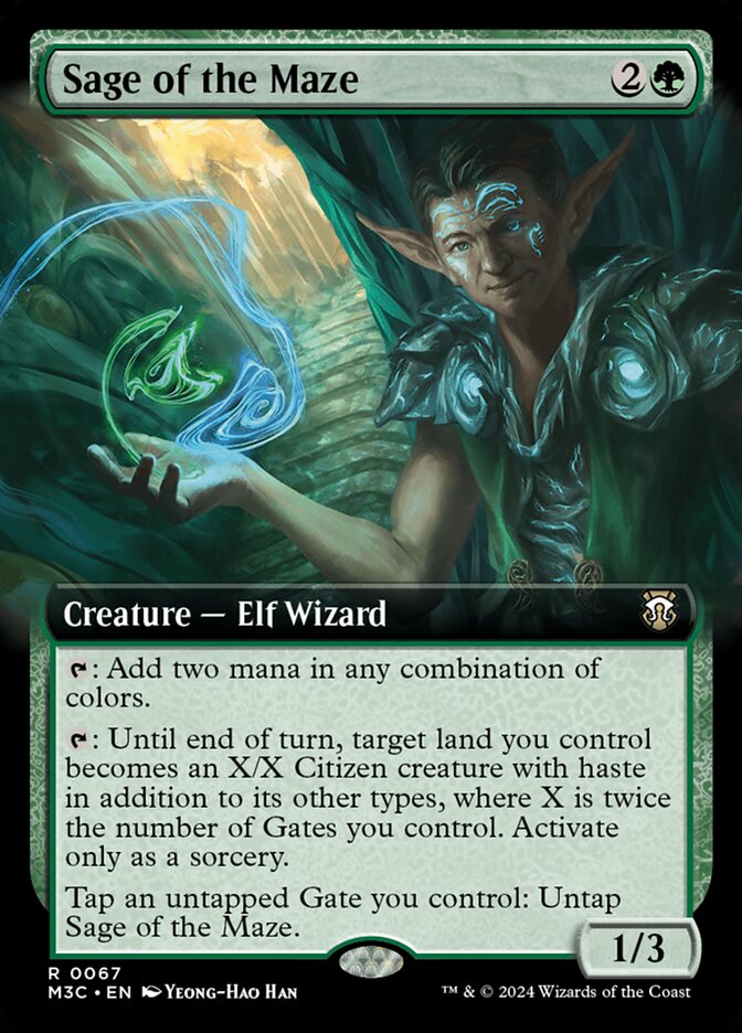 Sage of the Maze - [Extended Art] Modern Horizons 3 Commander (M3C)
