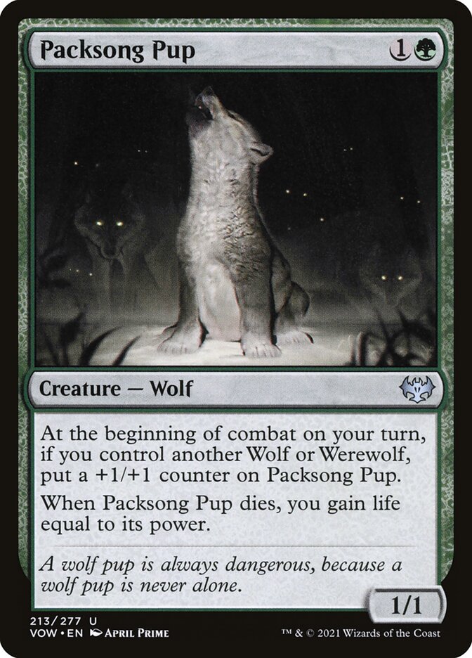 Packsong Pup (213) - Innistrad: Crimson Vow (VOW)